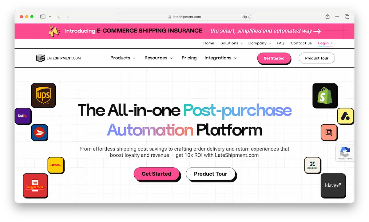 lateshipment shipment tracking software