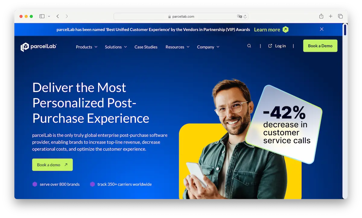 parcelab shipment tracking software