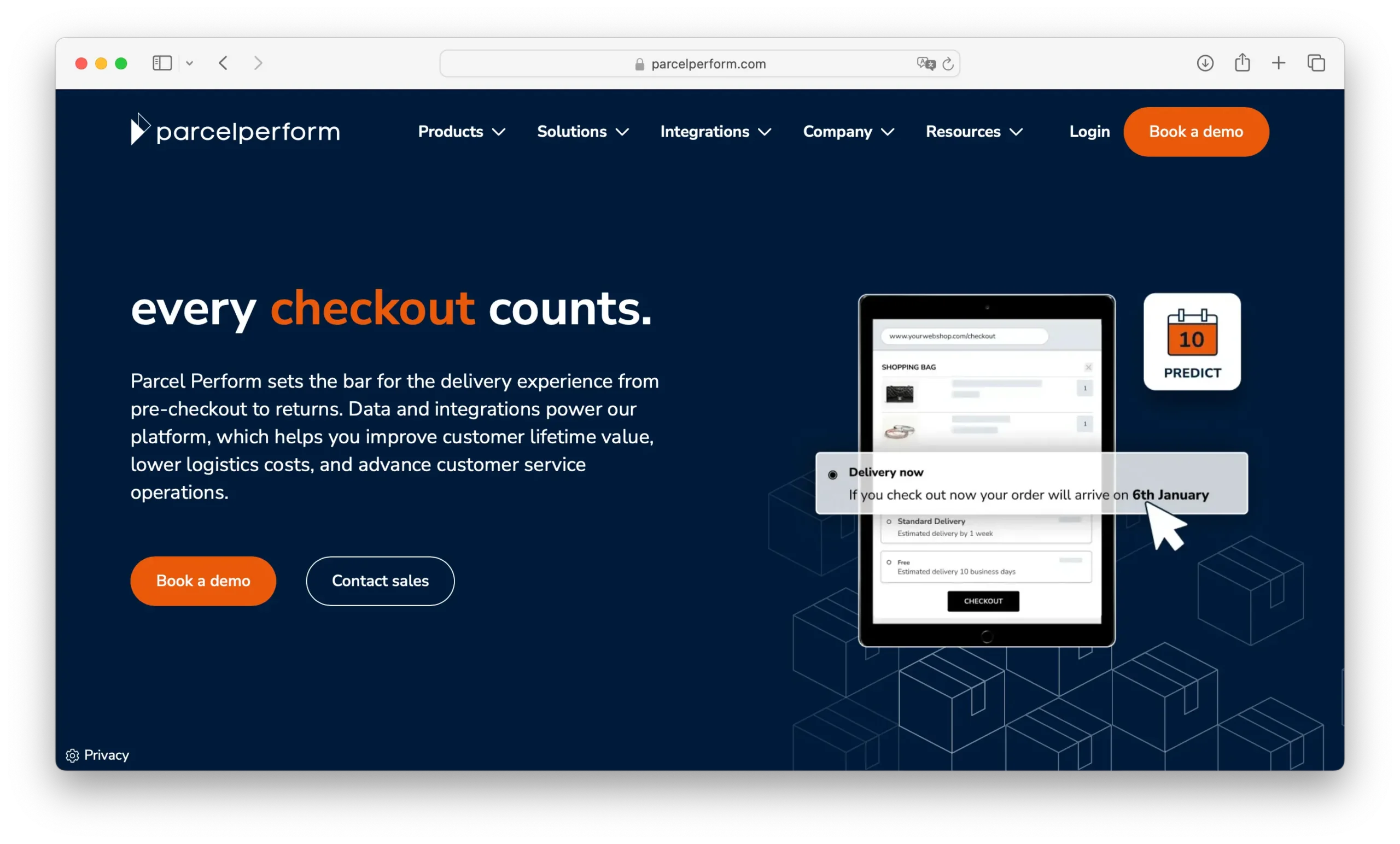 Parcel Perform data-driven logistics platform