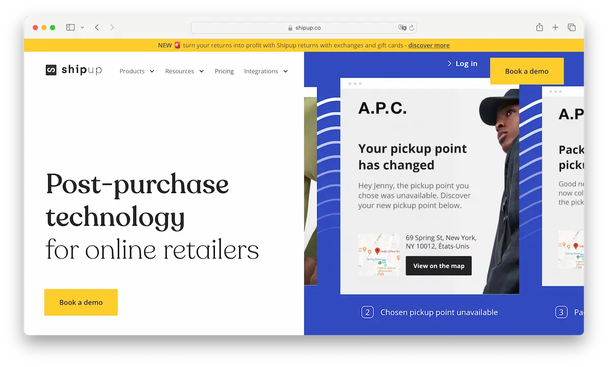 shipup shipment tracking software