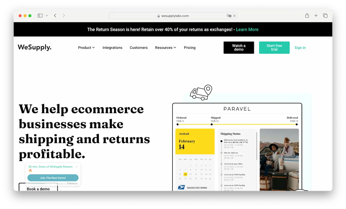 wesupply lab shipment tracking software